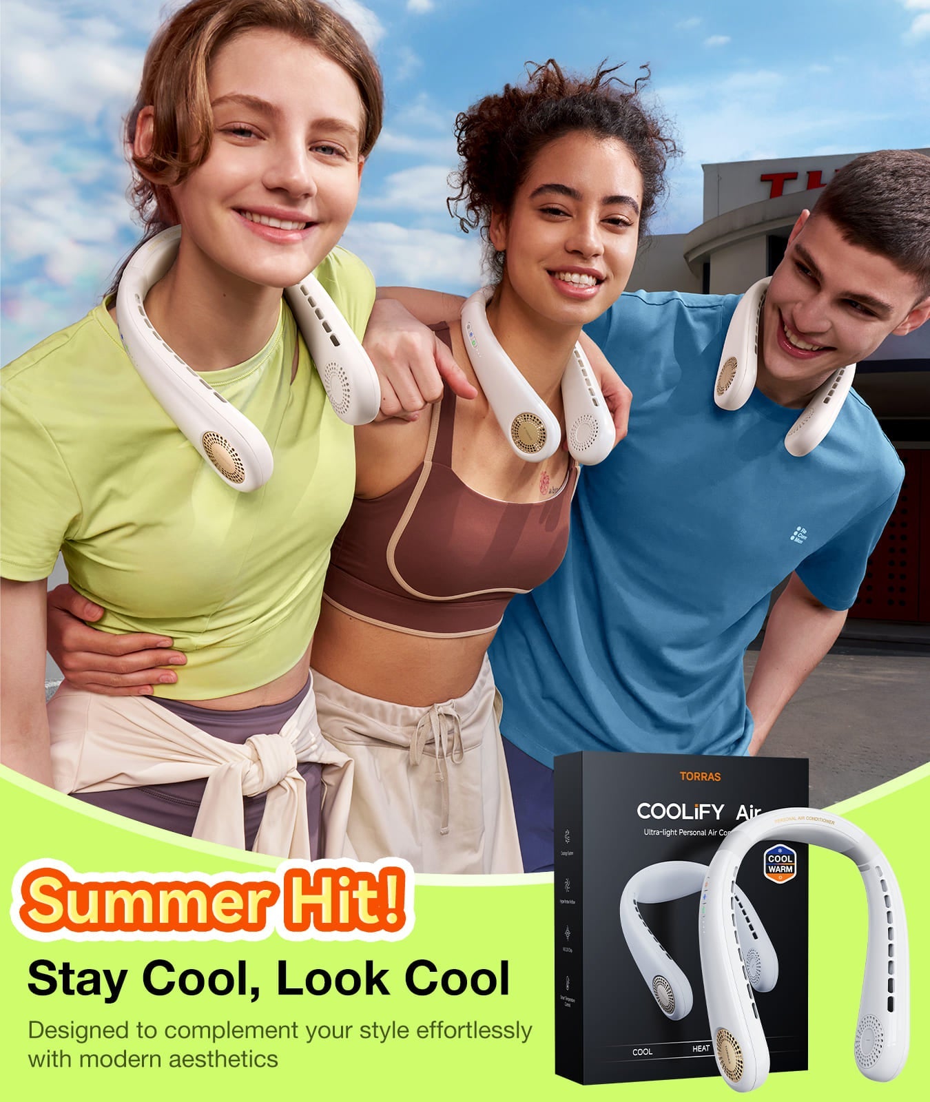 [US Only]COOLiFY Air Portable Neck Air Conditioner-TORRAS