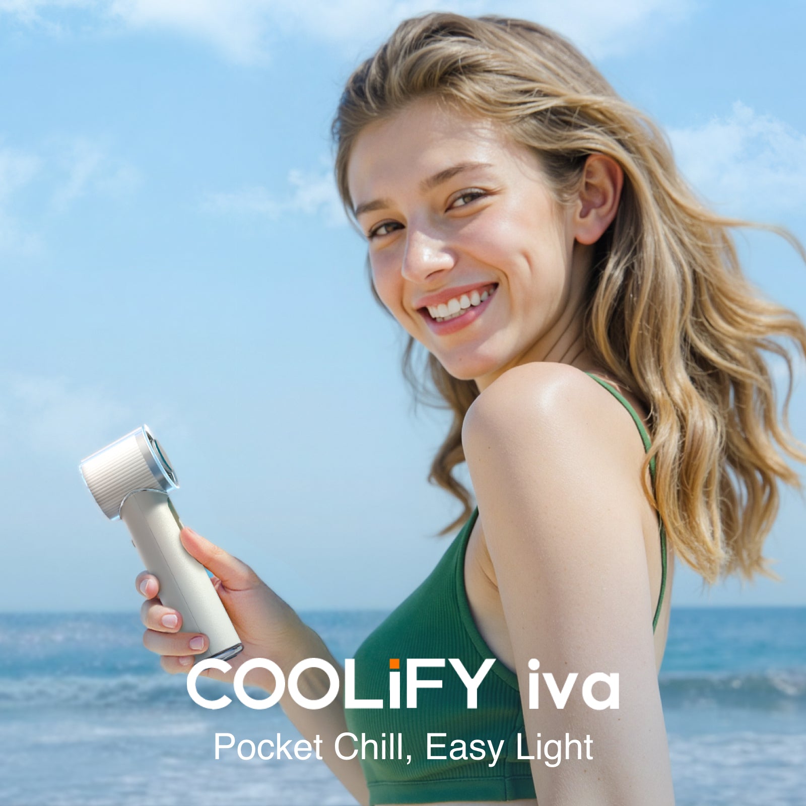 Handheld Fan COOLiFY iva White | COOLiFY