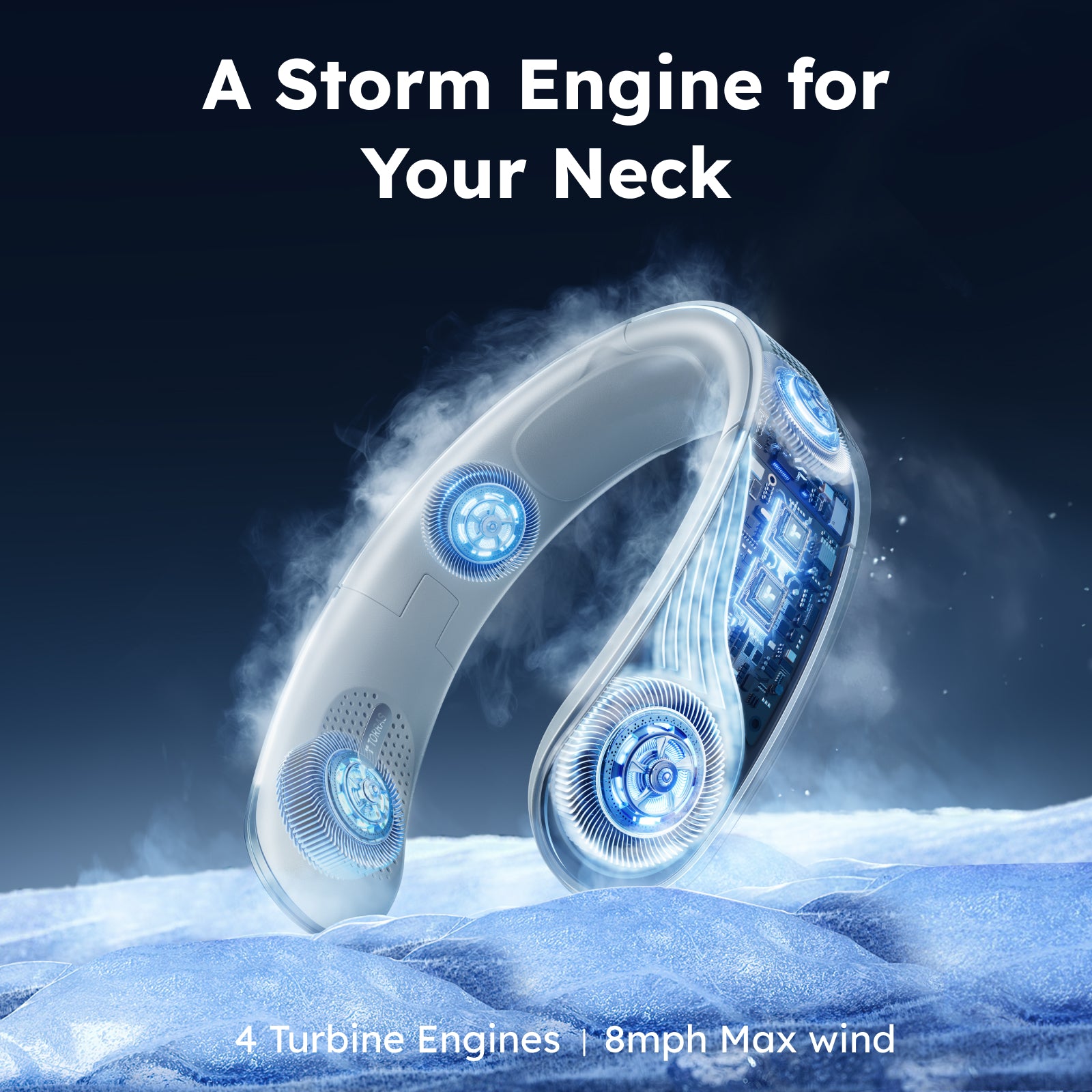 COOLiTE Black – Portable Neck Fan