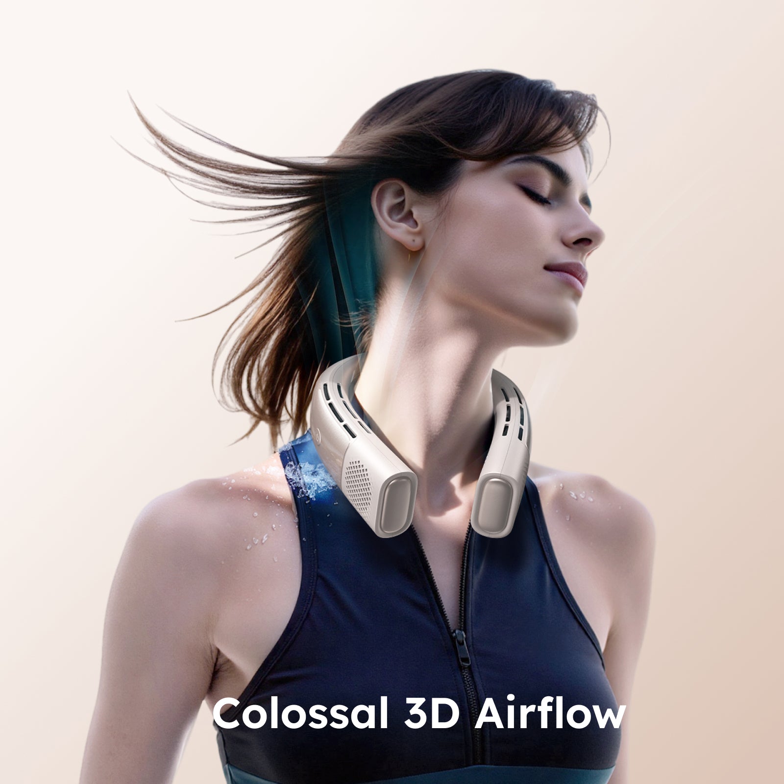 TORRAS COOLiFY 2S Neck Air Conditioner - Rose Gold