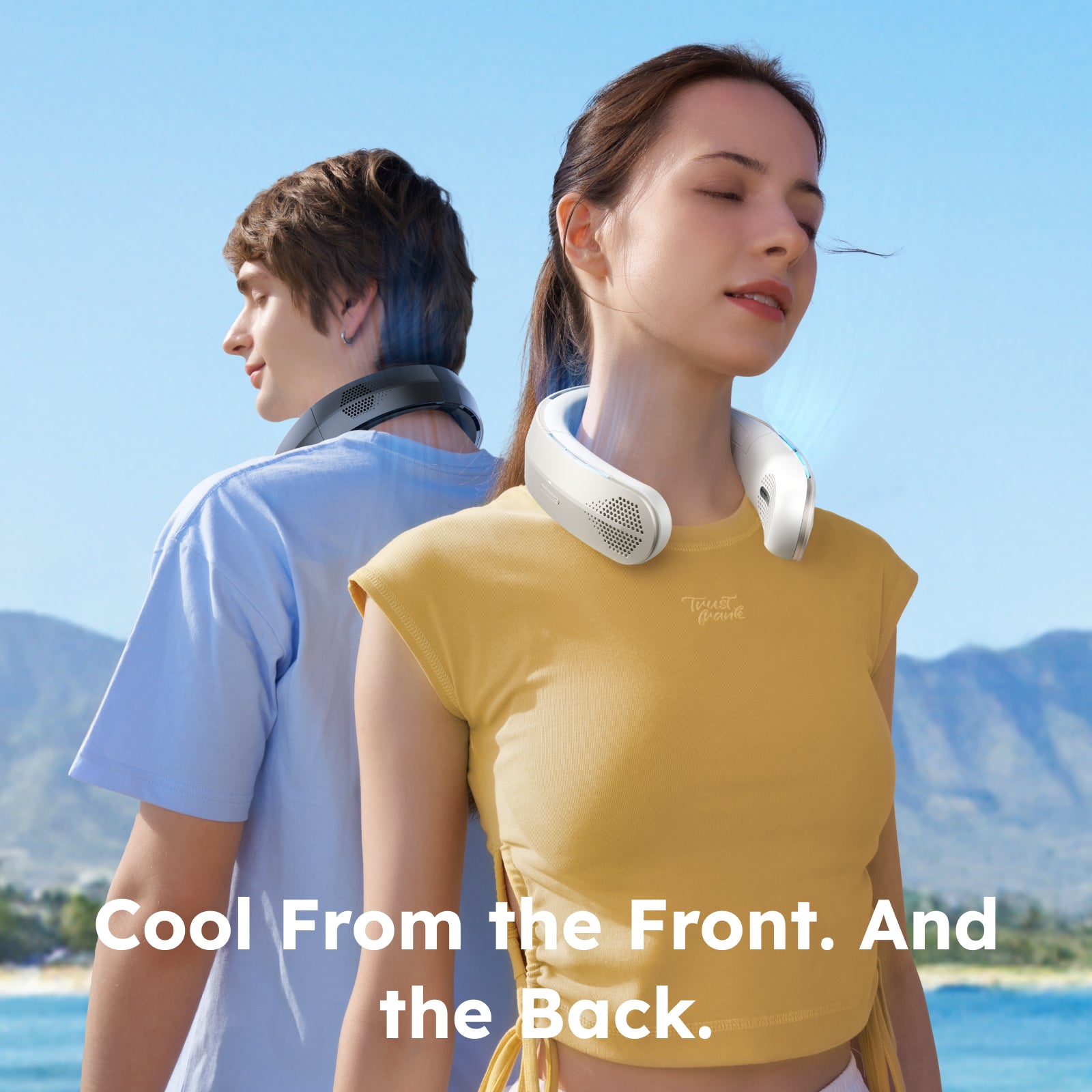 COOLiTE Black – Portable Neck Fan