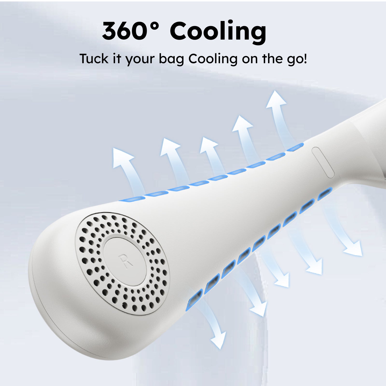 COOLiFY Air – Portable Neck Air Conditioner Black