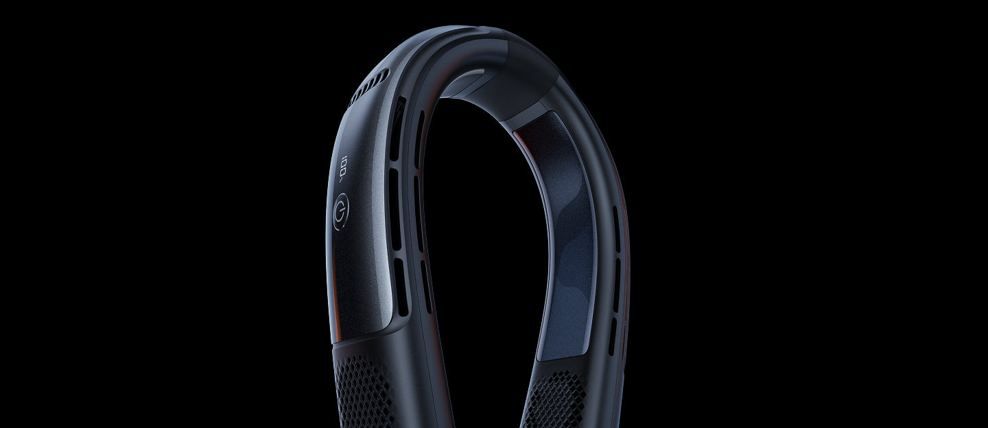 COOLiFY 2S Air Conditioner Neck Fan Black