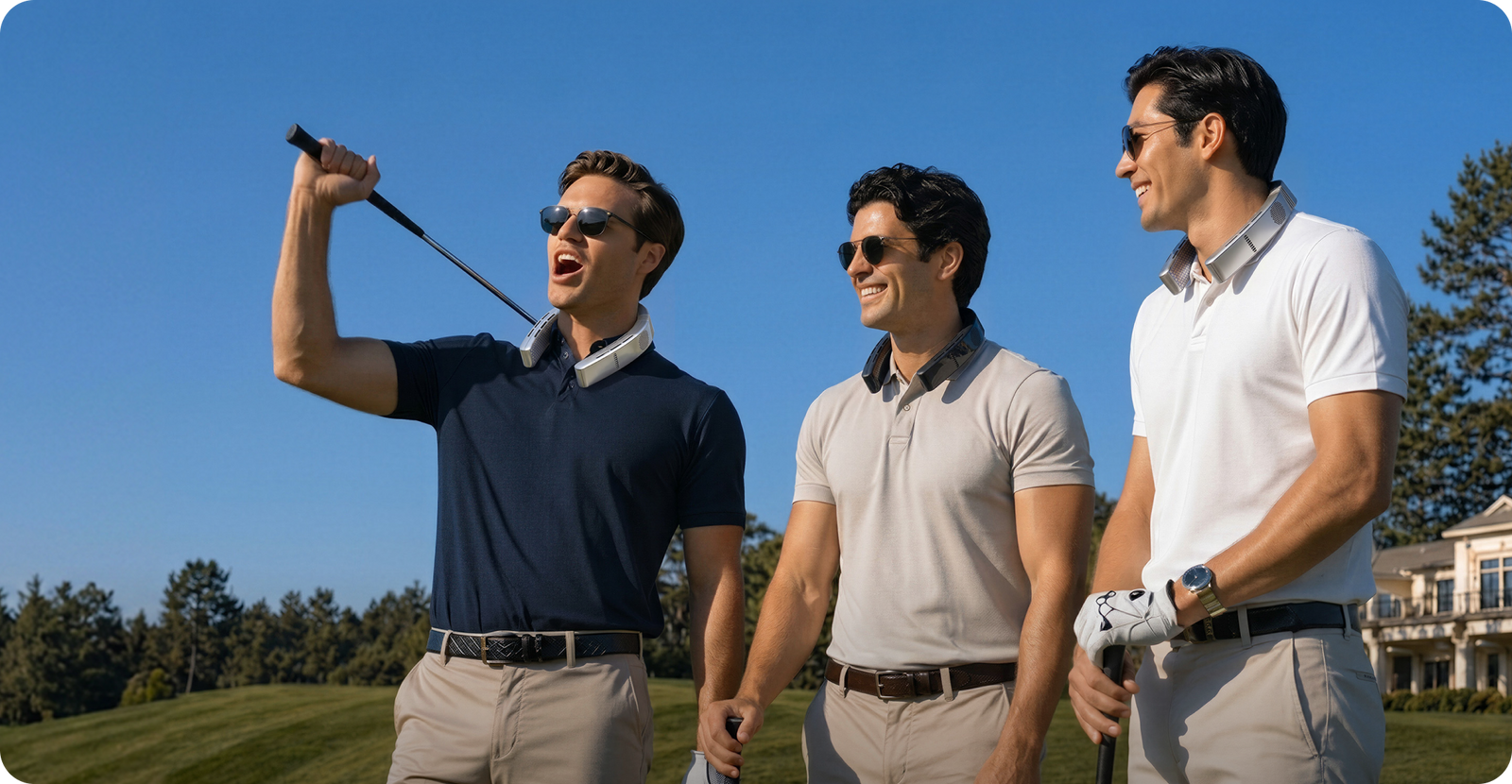 Cooling comfort between every round and swing.