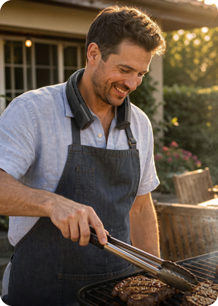 Lightweight cooling for backyard BBQs, beach days, and weekend plans.