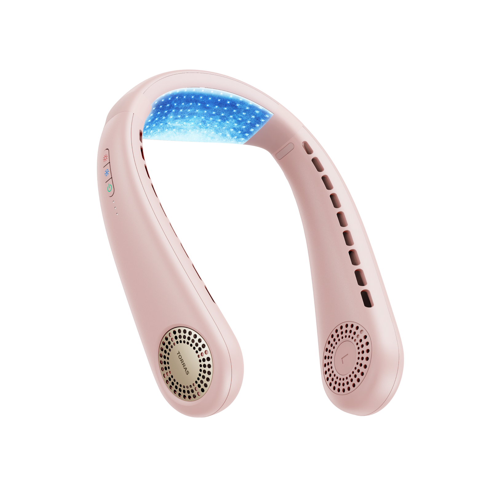 TORRAS - COOLiFY Air Instant Cooling and Heat Therapy Ultra-Light Personal Cooling Bladeless Portable Neck Fan - Apricot Dune - Thumbnail 3